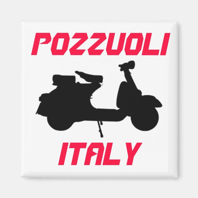Aimant Scooter, Pozzuoli, Italie (Devant)