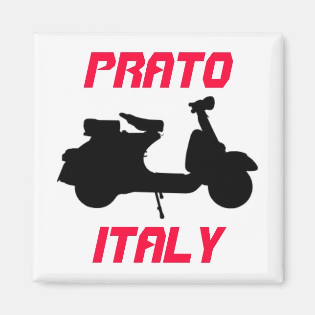 Aimant Scooter, Prato, Italie (Devant)