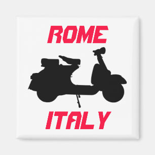 Aimant Scooter, Rome, Italie