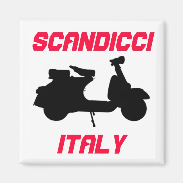 Aimant Scooter, Scandicci, Italie (Devant)