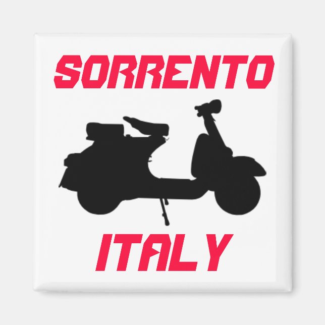 Aimant Scooter, Sorrento, Italie (Devant)