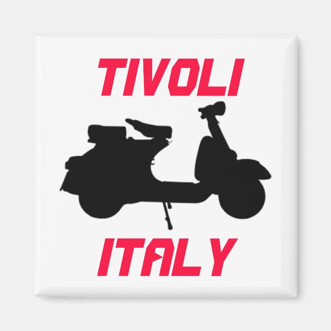 Aimant Scooter, Tivoli, Italy (Devant)