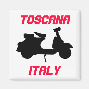 Aimant Scooter, Toscane, Italie Toscane