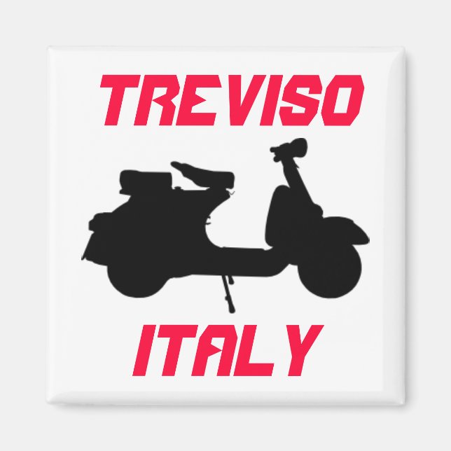 Aimant Scooter, Trévise, Italie (Devant)