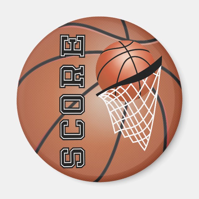 Aimant Score de basket-ball avec Net (Devant)