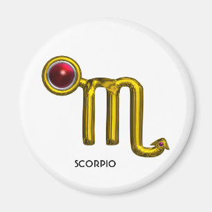 AIMANT SCORPIO / SIGNE ZODIATIQUE OR JEWEL