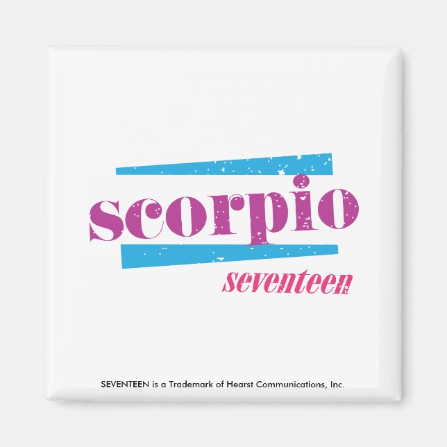 Aimant Scorpio violet (Devant)