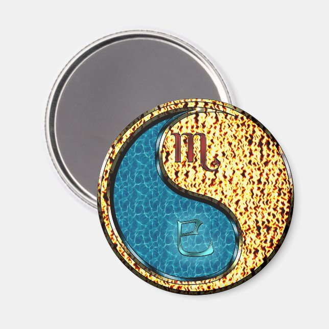 Aimant Scorpion & Serpent de feu (Recto/Verso)