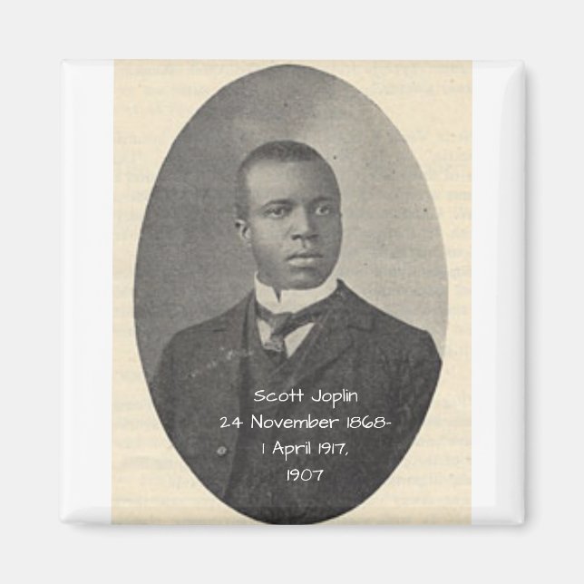 Aimant Scott Joplin 1907 (Devant)