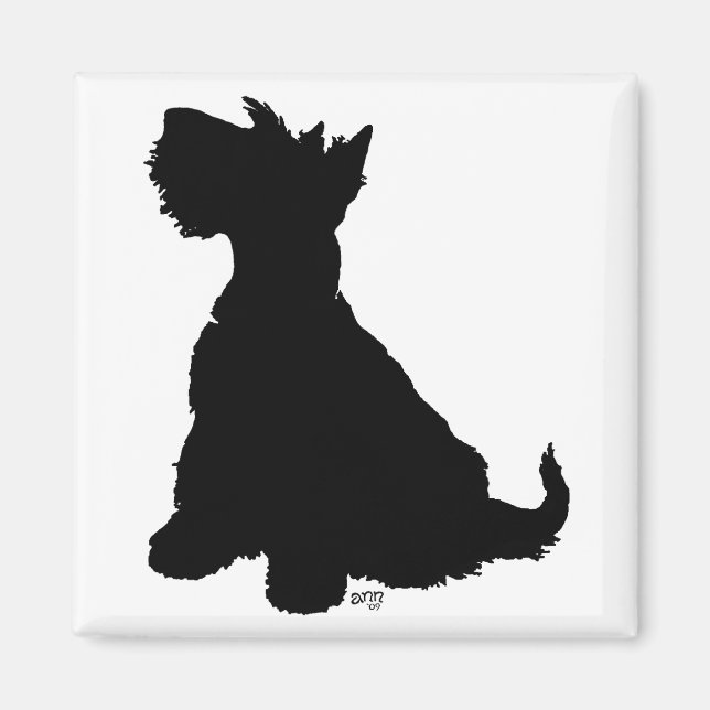 Aimant Scottie Chien Assis (Devant)