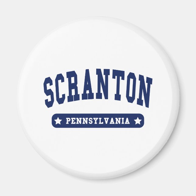 Aimant Scranton Pennsylvania College Style tee - shirt (Devant)
