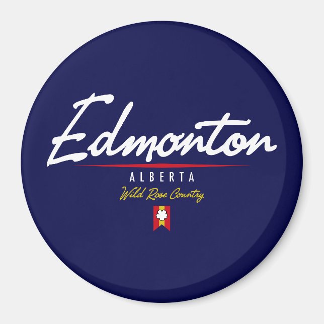 Aimant Script d'Edmonton (Devant)