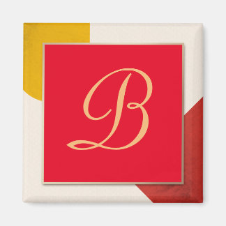 Aimant Script or monogramme B