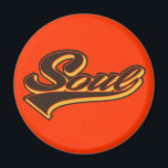Aimant Script Soul<br><div class="desc">Écriture stylée lettrage du mot Soul</div>