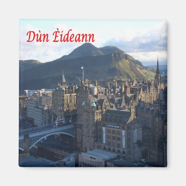 Aimant SCT021 DUN EIDEANN, Ecosse, Réfrigérateur (Devant)