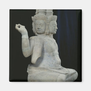 Aimant Sculpture de Brahma avec quatre visages