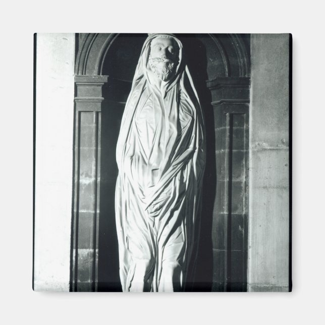 Aimant Sculpture de pierre de John Donne dans sa linceul (Devant)