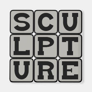 Aimant Sculpture, forme d'art physique