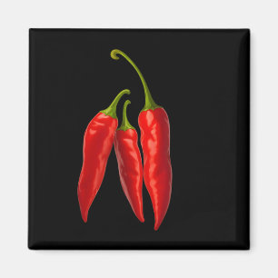Aimant Scy Hot Life Quotidien Avec Red Chili Paper Graphi