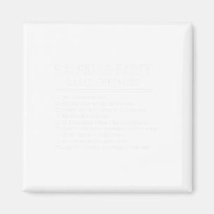 Aimant Se marier Groom Funny Bachelor Checklist Par
