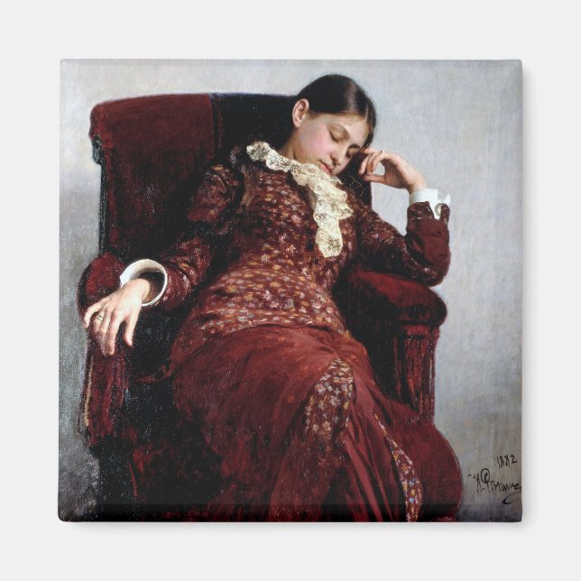 Aimant Se reposer, Ilya Repin (Devant)