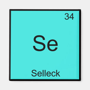 Aimant Se - Selleck Chimie Élément Symbole Funny Magnum