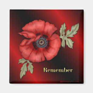Aimant Se souvenir du pavot