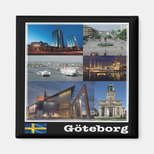 Aimant SE - Suède - Göteborg - Mosaïque - Collage
