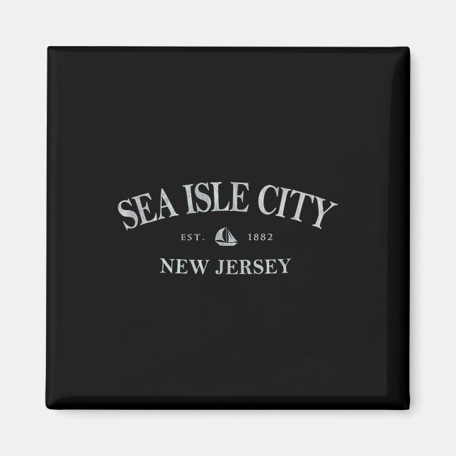 Aimant Sea Isle City New Jersey _ Sea Isle City Nj Sailbo (Devant)