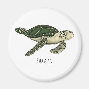 Aimant Sea turtle cartoon