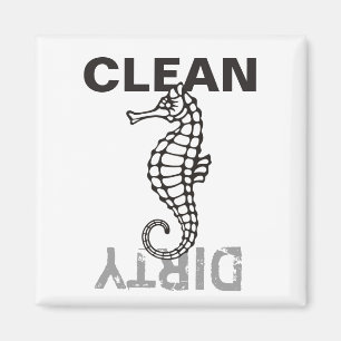 Aimant Seahorse Black