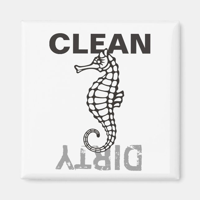 Aimant Seahorse Black (Devant)