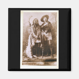 Aimant Séance Taureau et Buffalo Bill 1895