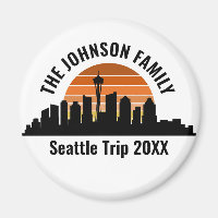 Seattle Skyline Coucher de soleil sur mesure vacan