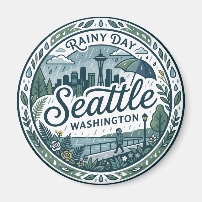 Aimant Seattle, Washington, États-Unis États-Unis (Devant)