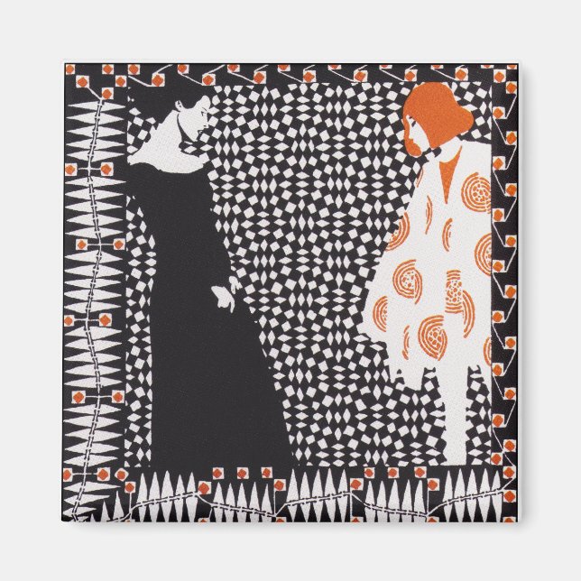 Aimant Sécession de Vienne - Kolo Moser Vorfruhling (Devant)