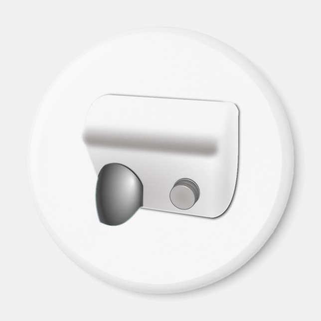 Aimant Sèche-mains à air chaud (Devant)