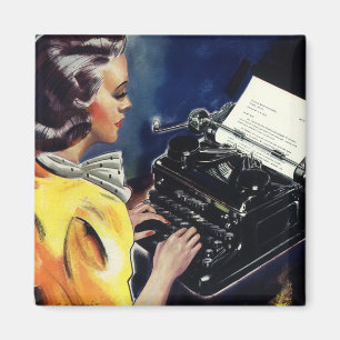 Aimant Secrétaire exécutif vintage des affaires Lettre d'