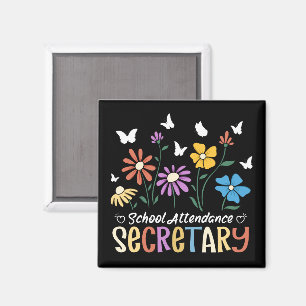 Aimant Secrétaire Fleurs sauvages Super