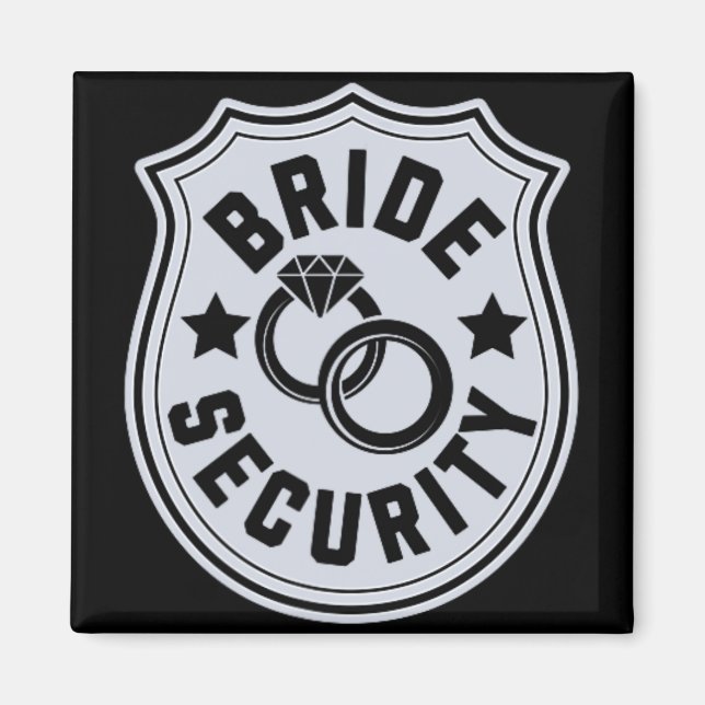 Aimant Sécurité de la mariée  (Devant)