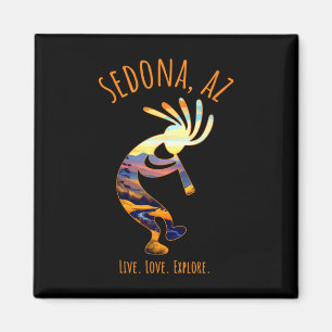 Aimant Sedona Arizona États-Unis Danse Kokopelli Sud-Oues
