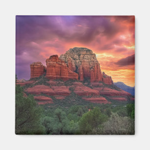 Aimant Sedona Arizona Red Rocks Nature Beau coucher de so