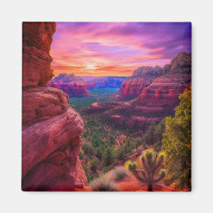 Aimant Sedona Arizona Red Rocks Nature Beau coucher de so