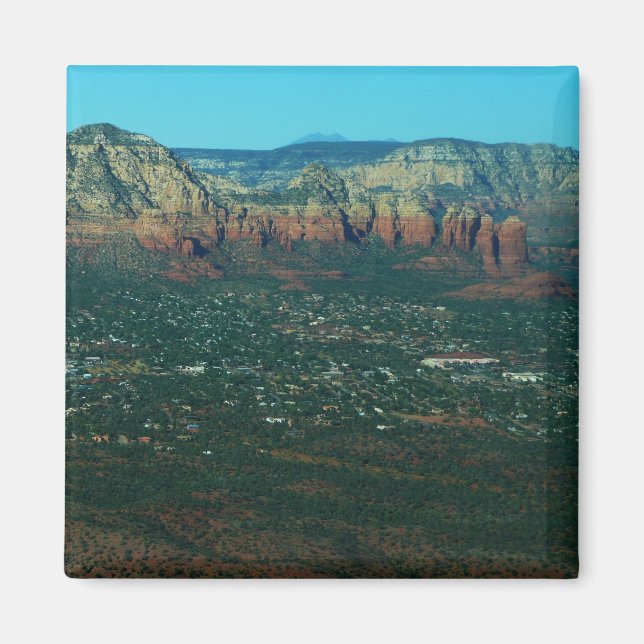 Aimant Sedona et Coffee Pot Rock vus d'en haut (Devant)