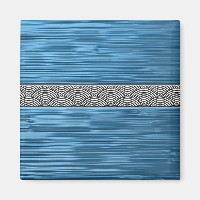 Aimant seigai turquoise (Devant)