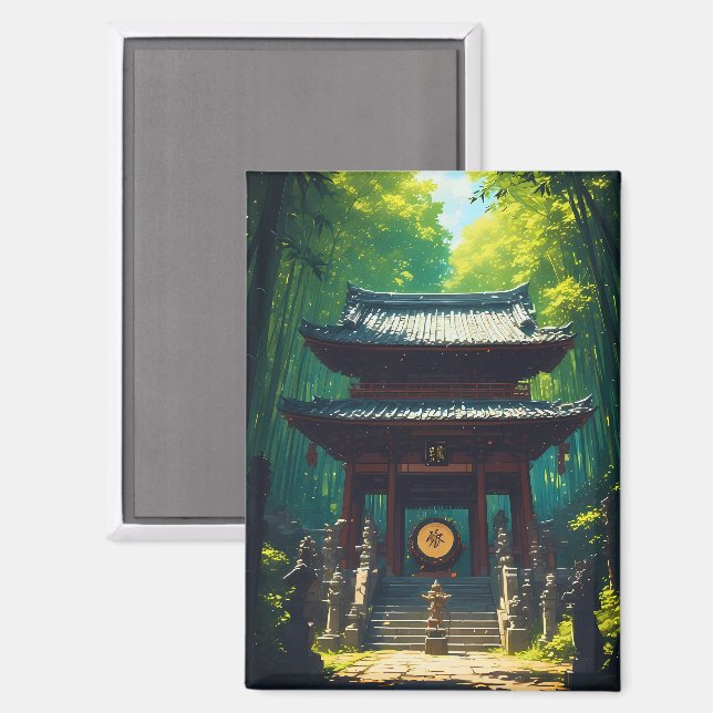 Aimant "Seijaku no Mon" – Porte de la Tranquillité (Recto/Verso)