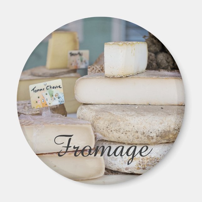 Aimant Sélection de Fromage Rustique Français (Devant)
