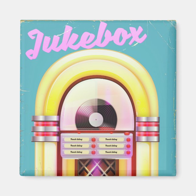 Aimant Sélection de musique vintage (Devant)