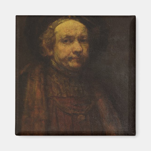 Aimant Self Portrait à Old Man, c.1664 (Devant)