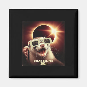 Aimant Selfie Ferret Enfants Mens Solaire Eclipse Ferret